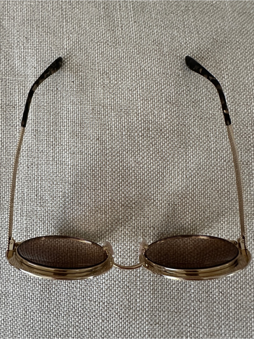 Dolce & Gabbana Gold Tone/Havana DG2179 Round Sunglasses - Picture 14 of 16